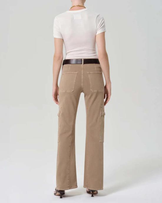  시티즌 오브 휴머니티 데님 팬츠 시에나 릴렉스드 유틸리티 팬츠 브라운 - CITIZEN OF HUMANITY