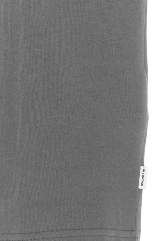  질샌더 긴팔 티셔츠 질 샌더 슬레이트 코튼 티셔츠 블랙 - JIL SANDER