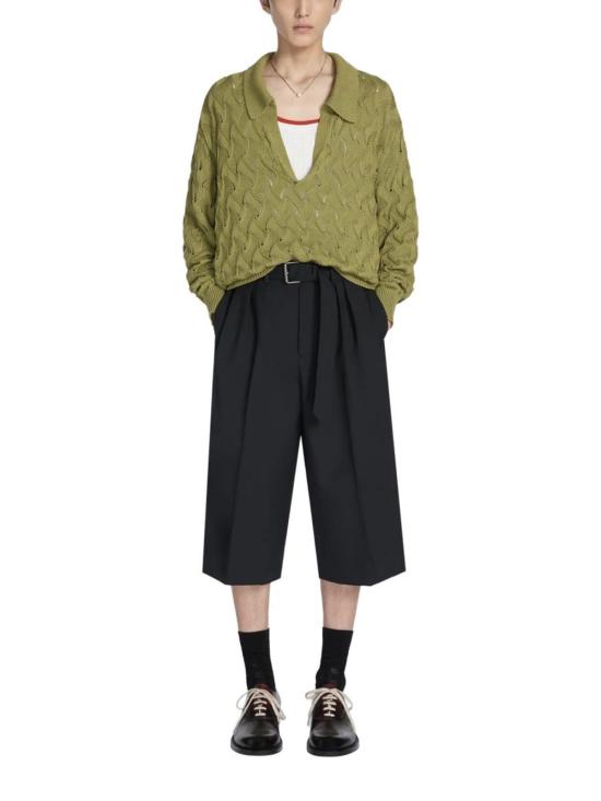  드리스 반 노튼 팬츠 Dries Van Noten 벨트  블랙 - DRIES VAN NOTEN