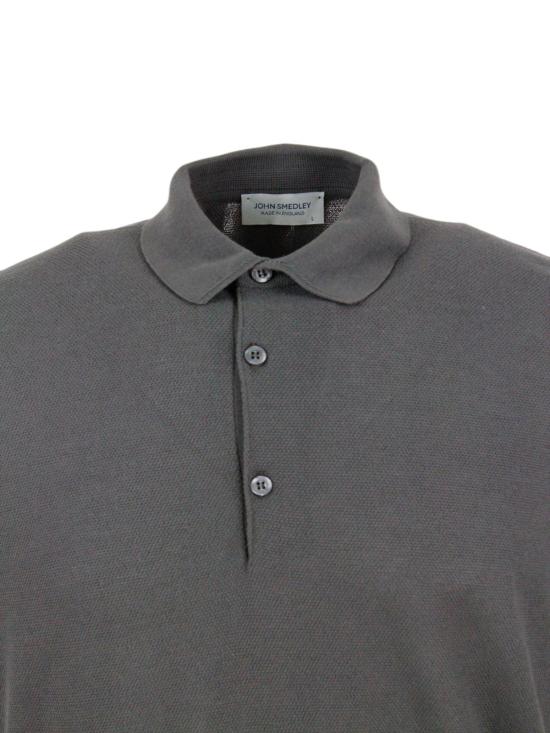 26SS 존스메들리 폴로 티셔츠 ROTH SS CHOCOLAT Chocolate - JOHN SMEDLEY