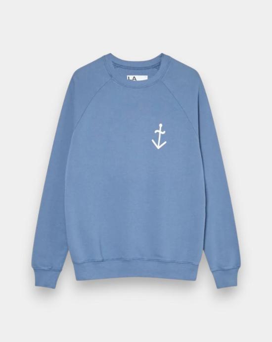 26SS 라파즈 긴팔 티셔츠 SS260080210 INDIGO OFF WHITE LOGO Blue