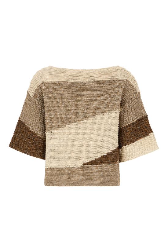 26SS 알파스튜디오 스웨터 AD6301C 9000 Beige - ALPHA STUDIO