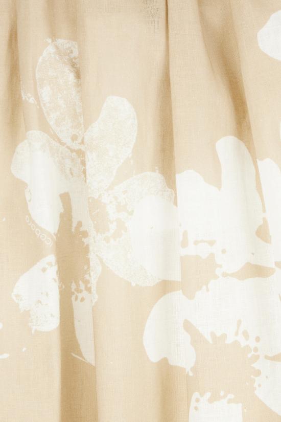 26SS 아이스 비 아이스버그 롱 스커트 C0803636 SAY1 STAMPA FONDO BEIGE - ICE B ICEBERG