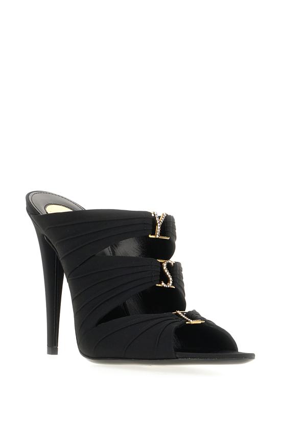 26SS 생로랑 샌들 859545AAF4G 1097 NERO CRYSTAL LIGHT B - SAINT LAURENT