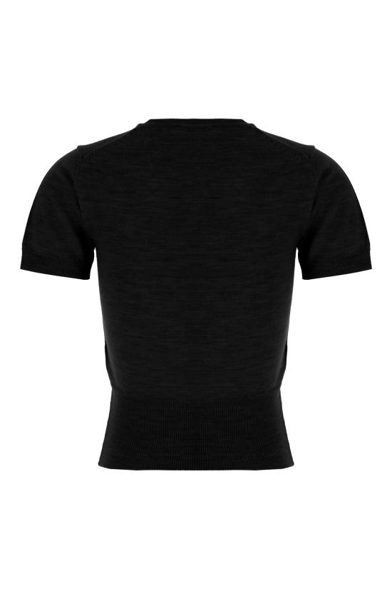 26SS 비비안웨스트우드 베아 니트 반소매 스웨터 1803002QY003F N401 BLACK - VIVIENNE WESTWOOD