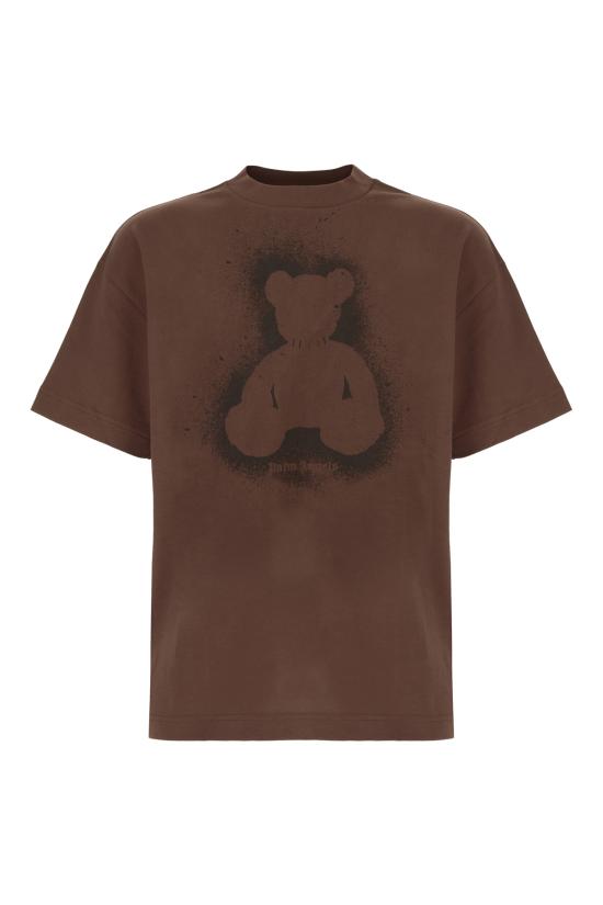 26SS 팜앤젤스 반팔 티셔츠 PMAA109S26JER001 606E BROWN DARK BROWN