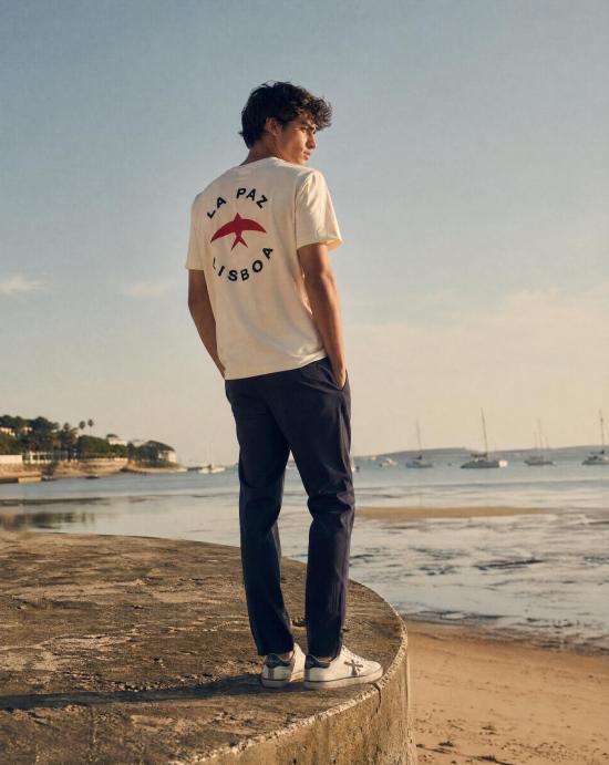 26SS 라파즈 반팔 티셔츠 PCOL0080380 LISBOA WHITE Ecru offwhite - LA PAZ