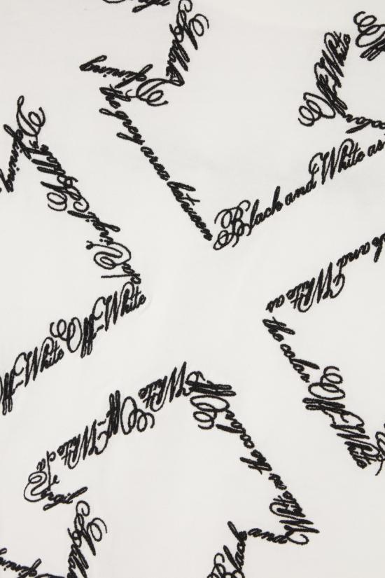 26SS 오프화이트 반팔 티셔츠 OWAA090S26JER003 0110 WHITE BLACK - OFF WHITE