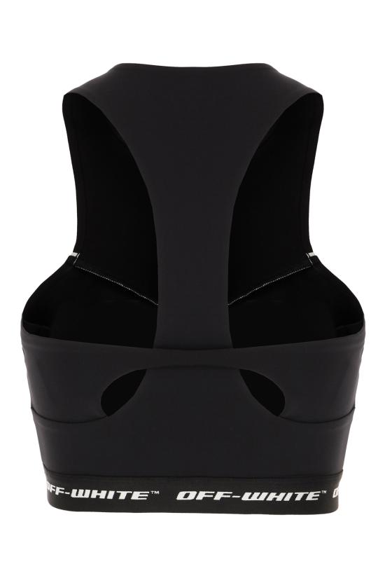 26SS 오프화이트 민소매 티셔츠 OWVO05QS26JER001 1001 BLACK WHITE - OFF WHITE