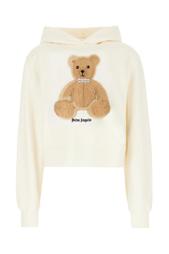 26SS 팜앤젤스 후드 티셔츠 PWBB069S26FLE008 0360 OFF WHITE BROWN