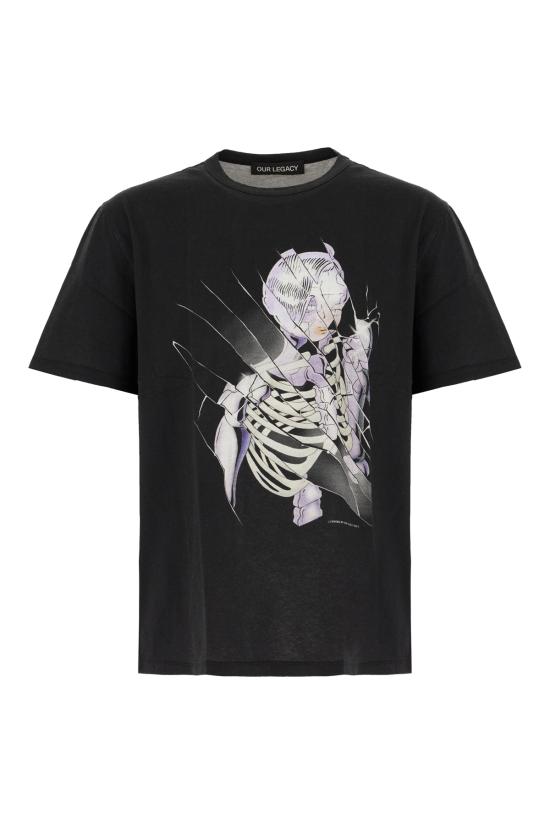 26SS 아워레가시 뉴 박스 티셔츠 사이버네틱 엔젤 프린트 M2266NC CAPRINT