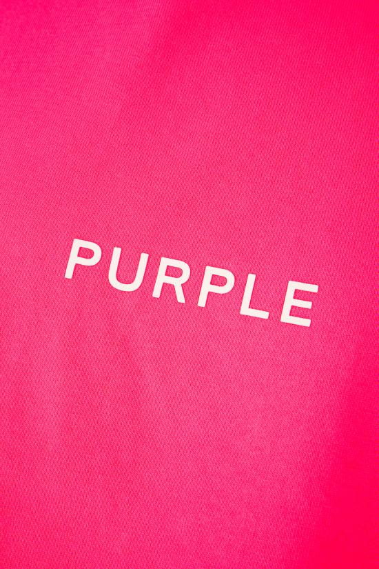 26SS 퍼플 브랜드 반팔 티셔츠 P117HNRM226 PINK FUXIA - PURPLE BRAND