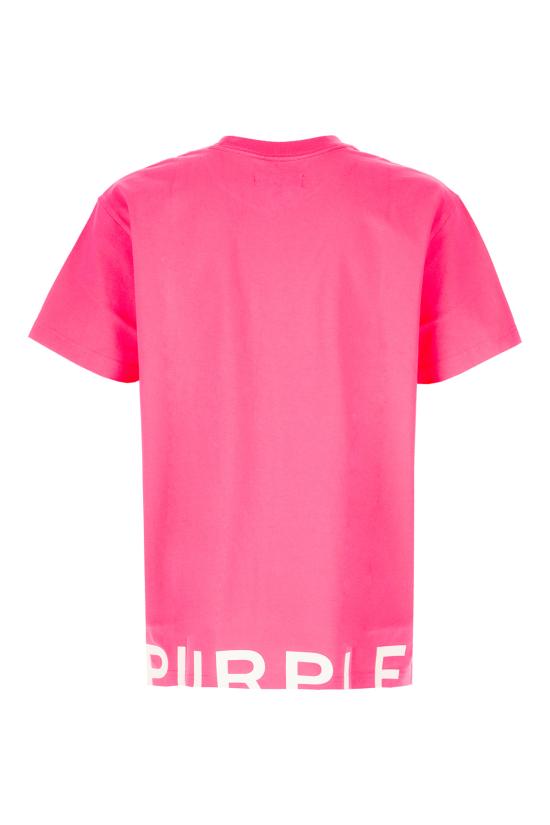 26SS 퍼플 브랜드 반팔 티셔츠 P117HNRM226 PINK FUXIA - PURPLE BRAND