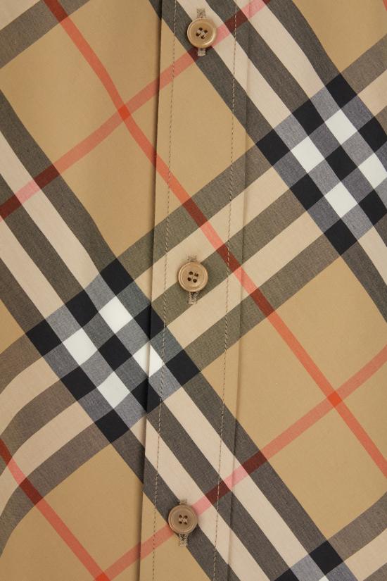 26SS 버버리 체크 숏 셔츠 8087637 B9368 SAND IP CHECK - BURBERRY