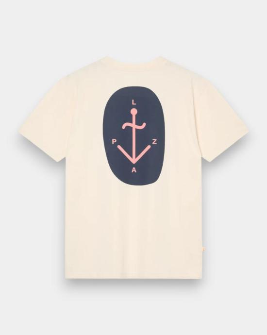 26SS 라파즈 반팔 티셔츠 SS260082080 NAVY SUNRISE Beige - LA PAZ