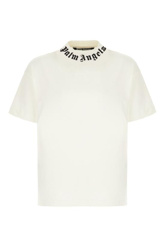 26SS 팜앤젤스 반팔 티셔츠 PMAA109S26JER008 0310 OFF WHITE BLACK