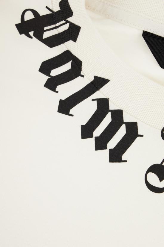 26SS 팜앤젤스 반팔 티셔츠 PMAA109S26JER008 0310 OFF WHITE BLACK - PALM ANGELS