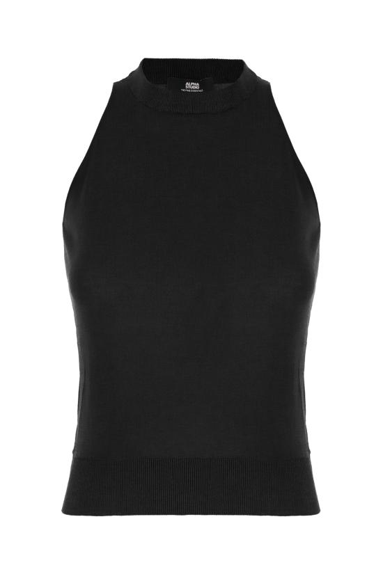 26SS 알파스튜디오 민소매 티셔츠 FE7866T 3002 Nero