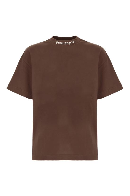 26SS 팜앤젤스 반팔 티셔츠 PMAA10BS26JER001 6003 BROWN OFF WHITE