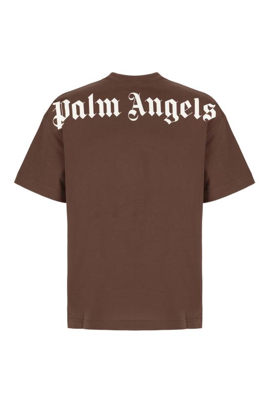 26SS 팜앤젤스 반팔 티셔츠 PMAA10BS26JER001 6003 BROWN OFF WHITE - PALM ANGELS