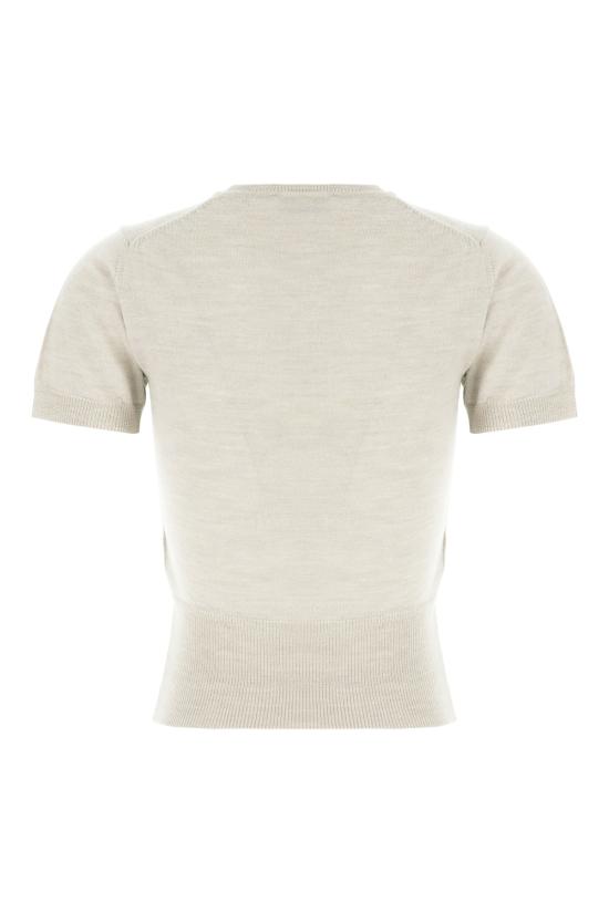 26SS 비비안웨스트우드 베아 니트 반소매 스웨터 1803002QY003F A408 CREAM - VIVIENNE WESTWOOD