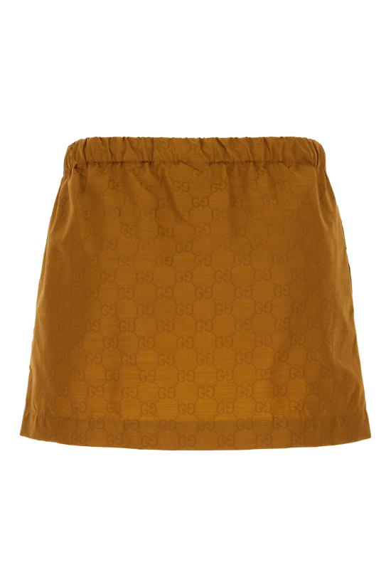 26SS 구찌 숏 스커트 856026ZAUC0 2709 Caramello - GUCCI