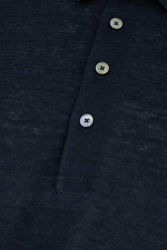 26SS 에르메네질도제냐 폴로 티셔츠 H770UH352A3 B07 DARK INDIGO BLUE - ERMENEGILDO ZEGNA