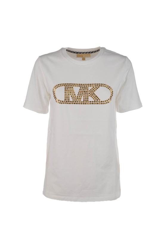 26SS 마이클 코어스 반팔 티셔츠 MS651SC97J 100 WHITE