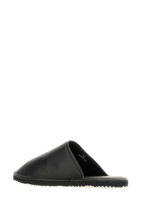 26SS 오프화이트 뮬/슬리퍼 OWIJ04HS26LEA001 1010 BLACK - OFF WHITE