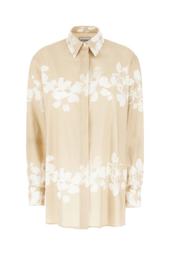 26SS 아이스 비 아이스버그 셔츠 G0813636 SAY1 STAMPA FONDO BEIGE