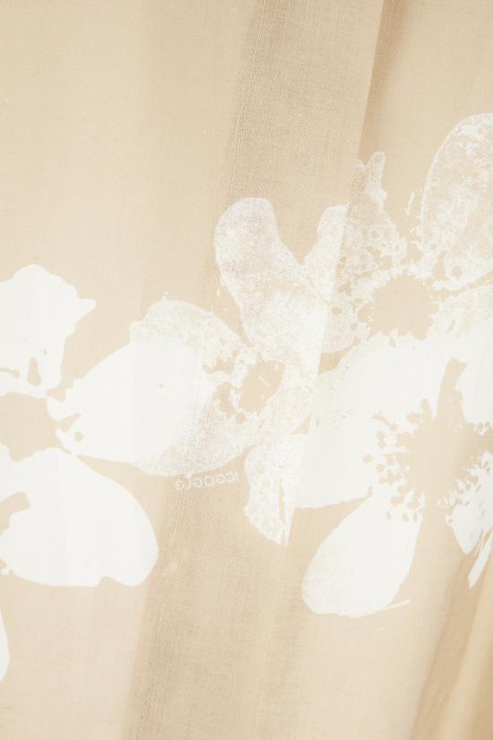 26SS 아이스 비 아이스버그 셔츠 G0813636 SAY1 STAMPA FONDO BEIGE - ICE B ICEBERG