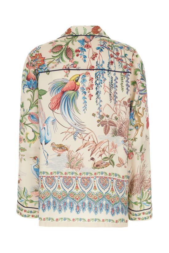 26SS 에트로 셔츠 WRIA010099SPSI4 X0802 STAMPA UCCELLO DEL PARADISO - ETRO