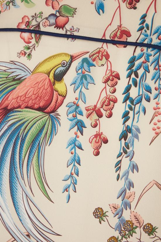 26SS 에트로 셔츠 WRIA010099SPSI4 X0802 STAMPA UCCELLO DEL PARADISO - ETRO