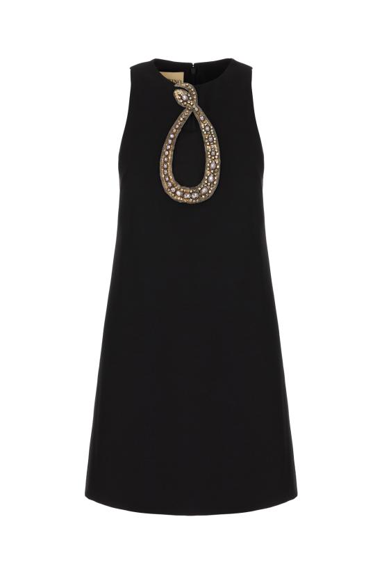 26SS 발렌티노 가라바니 원피스 8B0VAKD51CF CRC NERO GOLD SILVER