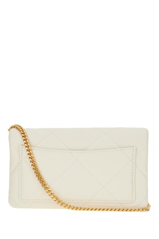 26SS 토리버치 키라 다이아몬드 퀼트 체인 월렛 158624 101 WARM WHITE - TORY BURCH