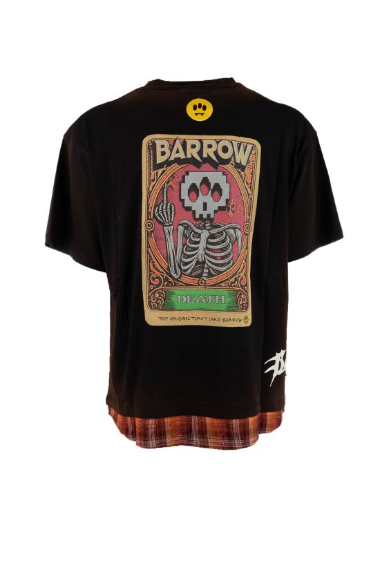 26SS 바로우 반팔 티셔츠 S6BWUATH022 110 Nero - BARROW