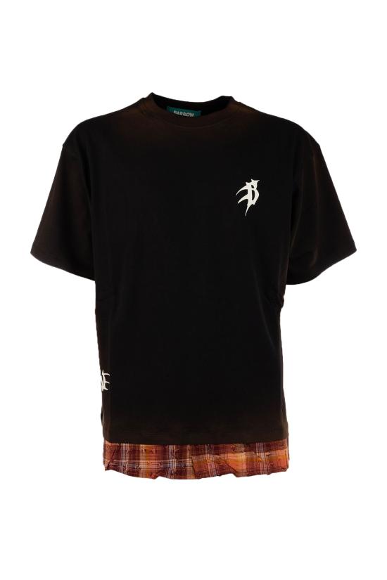 26SS 바로우 반팔 티셔츠 S6BWUATH022 110 Nero