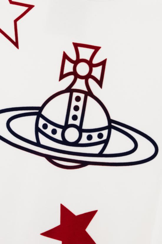 26SS 비비안웨스트우드 반팔 티셔츠 3G010056J00B9 A401 WHITE - VIVIENNE WESTWOOD