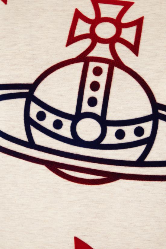 26SS 비비안웨스트우드 반팔 티셔츠 3G010056J00B8 C401 OATMEAL MELANGE - VIVIENNE WESTWOOD