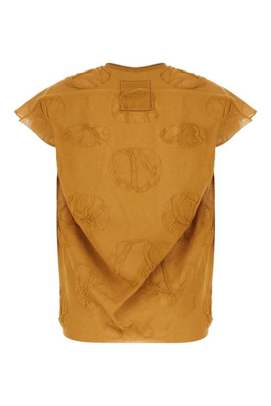 26SS 우마 왕 반팔 티셔츠 UK7122 UW240 MUSTARD - UMA WANG