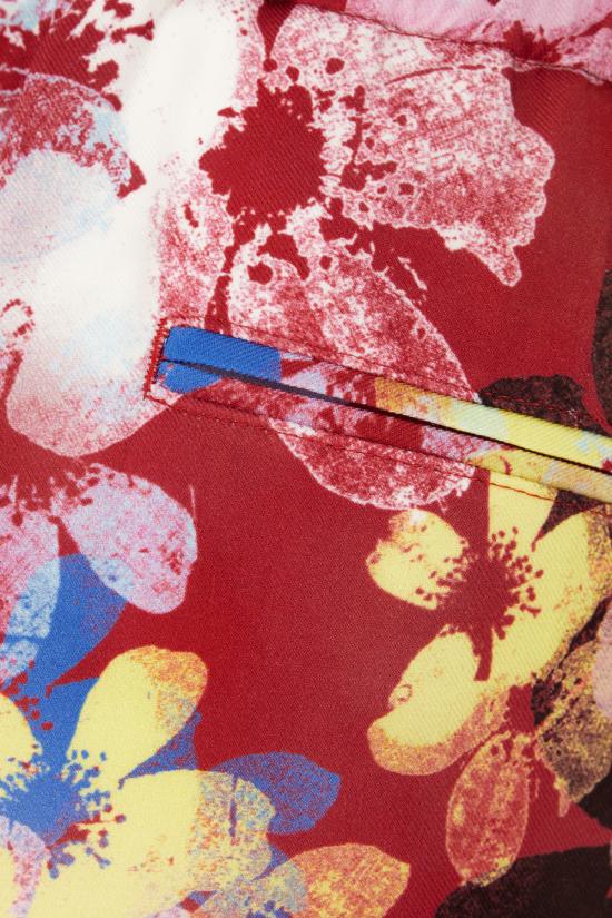 26SS 아이스 비 아이스버그 숏팬츠 D0905293 FCX1 FANTASIA FONDO ROSSO - ICE B ICEBERG