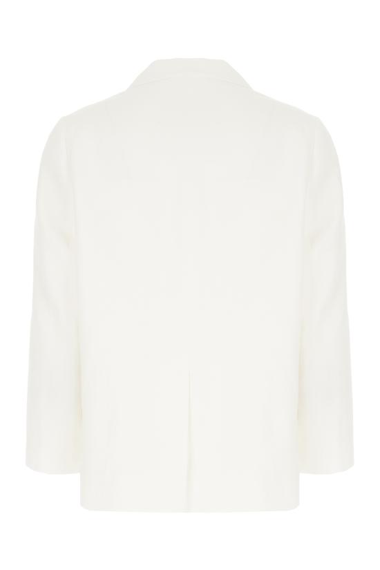 26SS 브루넬로 쿠치넬리 모닐리 비스코스 & 리넨 플루이드 트윌 블레이저 MH1267621 C600 NATURAL - BRUNELLO CUCINELLI