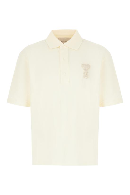 26SS 아미 폴로 티셔츠 UPL428JE0221 136 BLANC CREME