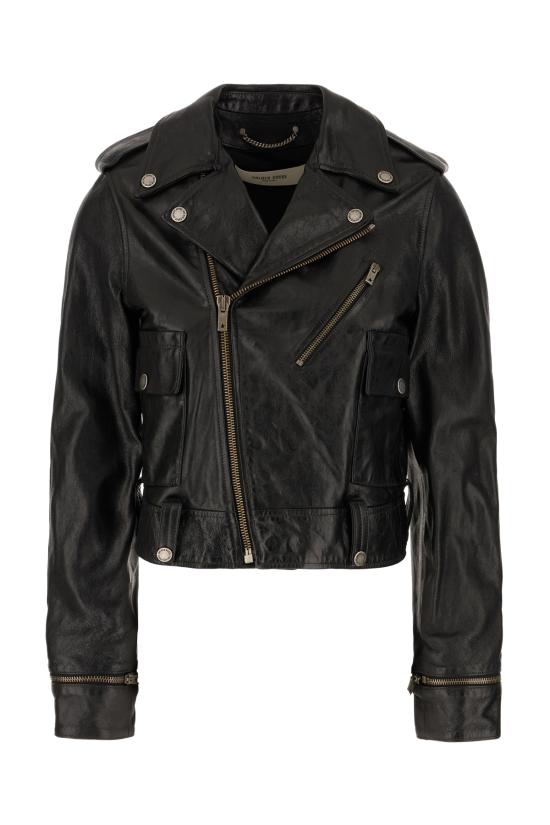 26SS 골든구스 가죽 자켓 GWP02137P001195 90100 BLACK