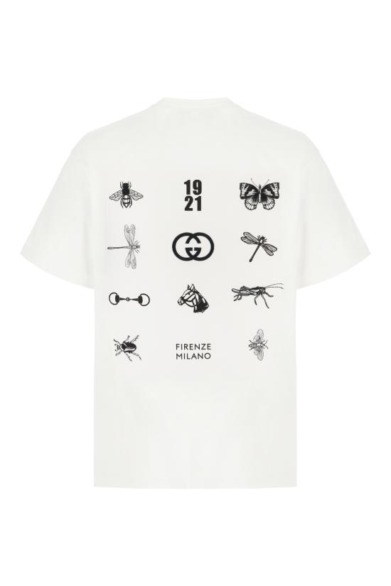 26SS 구찌 반팔 티셔츠 855021XJHQK 9051 Bianco - GUCCI