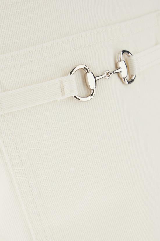 26SS 구찌 스트레이트 팬츠 855031XDDD9 9000 Bianco - GUCCI