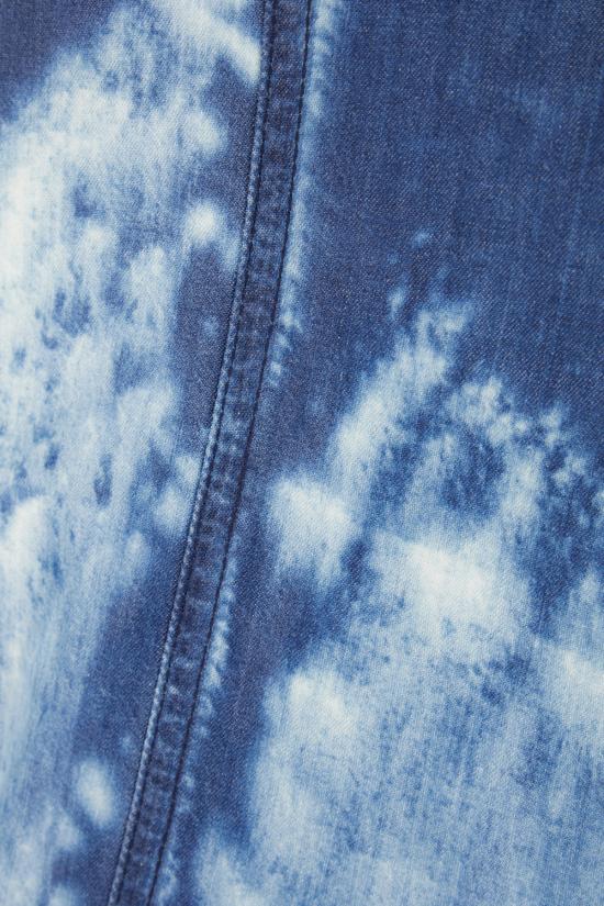 26SS 디젤 롱 스커트 A22448068XC 01 BLUE DENIM - DIESEL