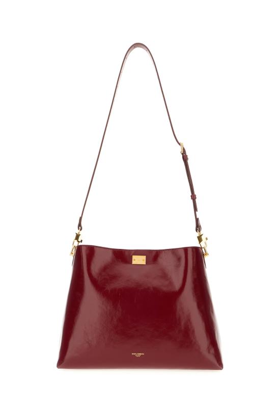 26SS 돌체앤가바나 Large Vittoria calfskin 숄더백 BB7942AZ000 83028 Rosso scuro - DOLCE & GABBANA