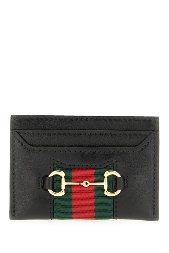 26SS 구찌 홀스빗 웹 카드 케이스 867122AAGF7 1053 Nero