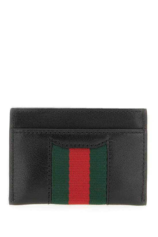 26SS 구찌 홀스빗 웹 카드 케이스 867122AAGF7 1053 Nero - GUCCI